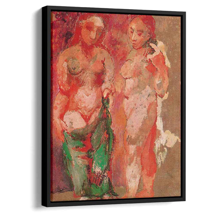 Nude woman naked face and nude woman profile (1906) by Pablo Picasso