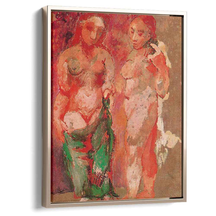 Nude woman naked face and nude woman profile (1906) by Pablo Picasso