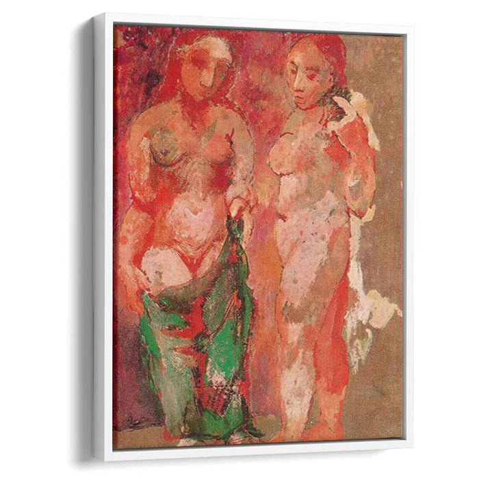 Nude woman naked face and nude woman profile (1906) by Pablo Picasso