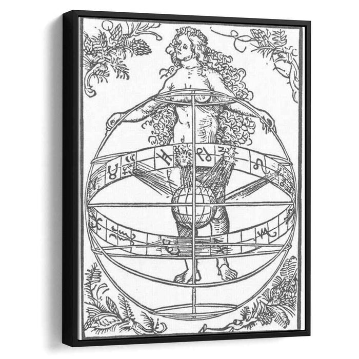 Nude Woman with the Zodiac (1502) by Albrecht Durer