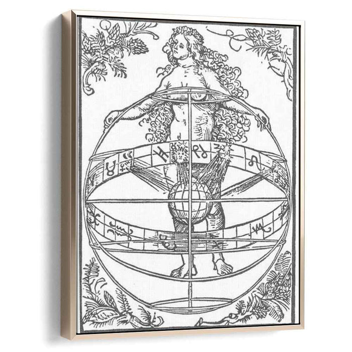 Nude Woman with the Zodiac (1502) by Albrecht Durer