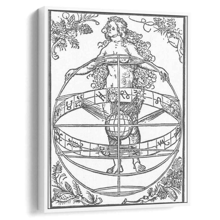 Nude Woman with the Zodiac (1502) by Albrecht Durer