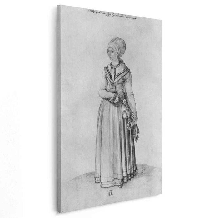 Nuremberg woman in house dress (1501) by Albrecht Durer