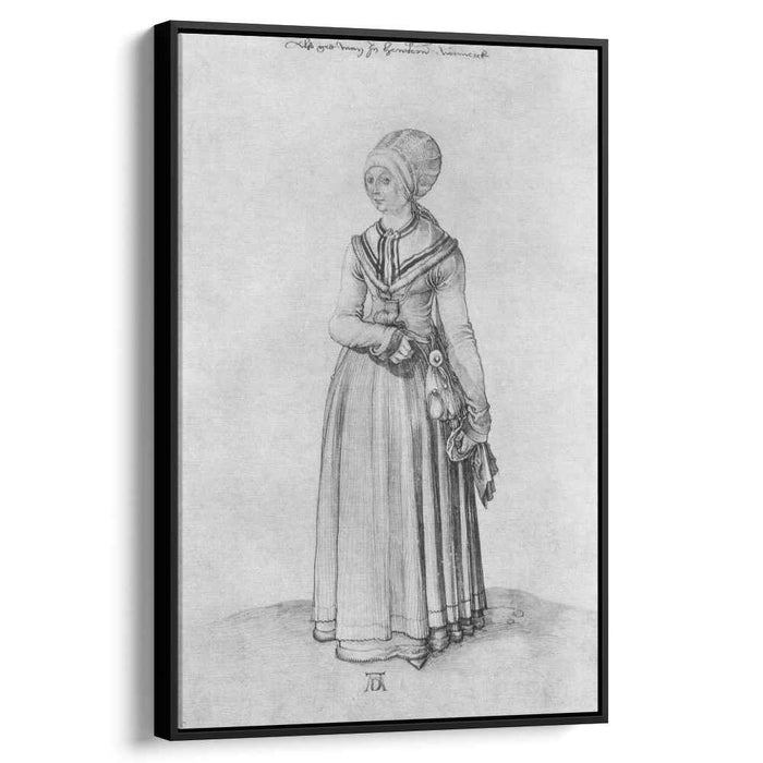 Nuremberg woman in house dress (1501) by Albrecht Durer