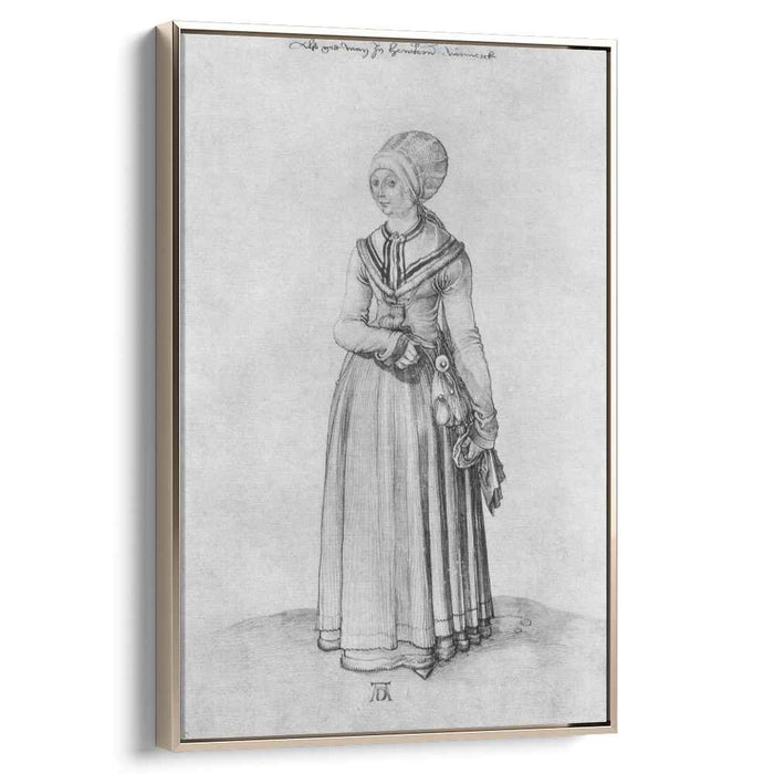 Nuremberg woman in house dress (1501) by Albrecht Durer