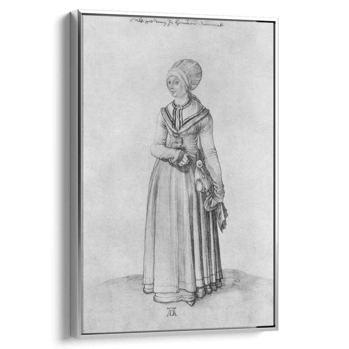 Nuremberg woman in house dress (1501) by Albrecht Durer