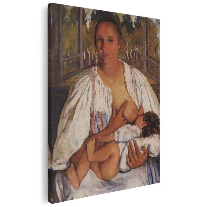 Nurse with baby (1912) by Zinaida Serebriakova