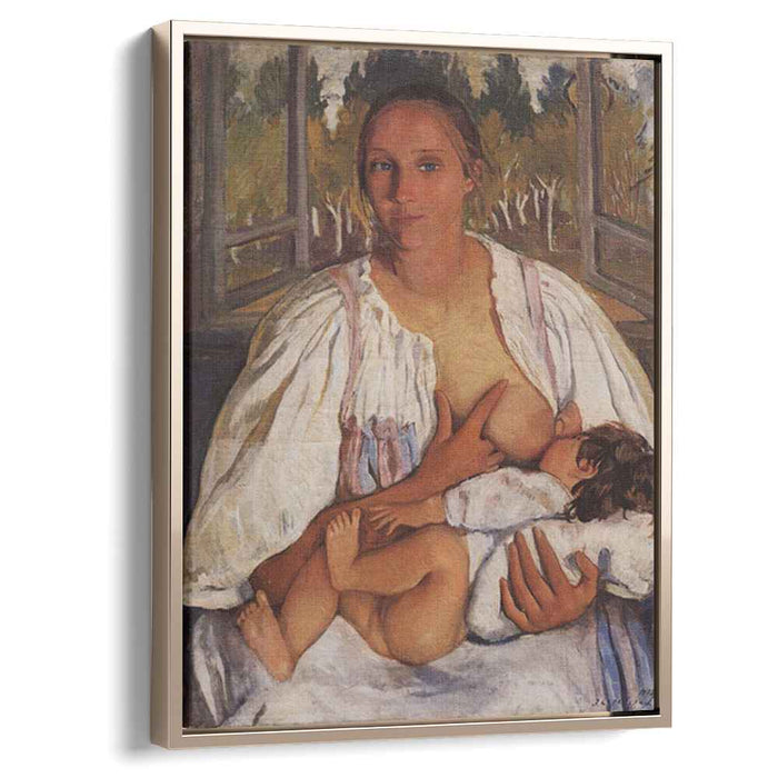 Nurse with baby (1912) by Zinaida Serebriakova