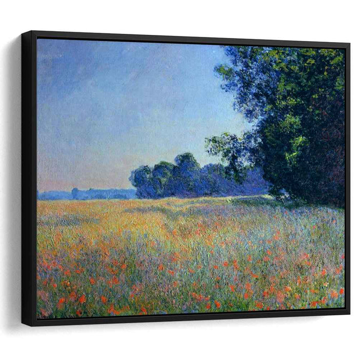 Oat and Poppy Field, Giverny by Claude Monet