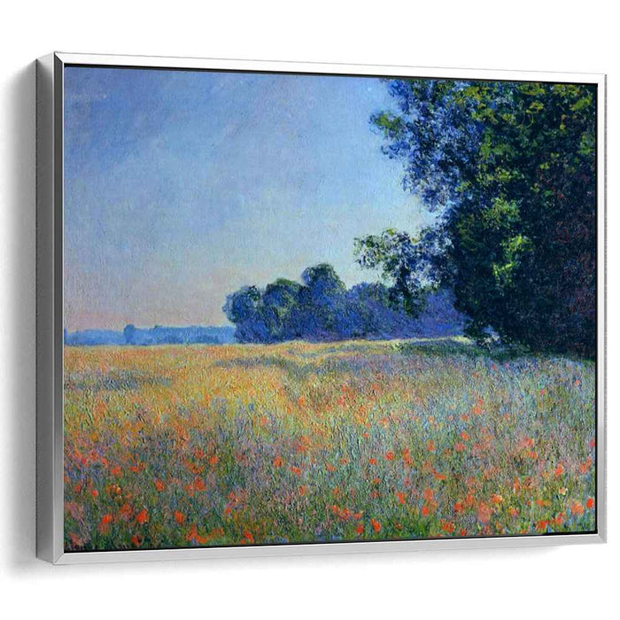 Oat and Poppy Field, Giverny by Claude Monet