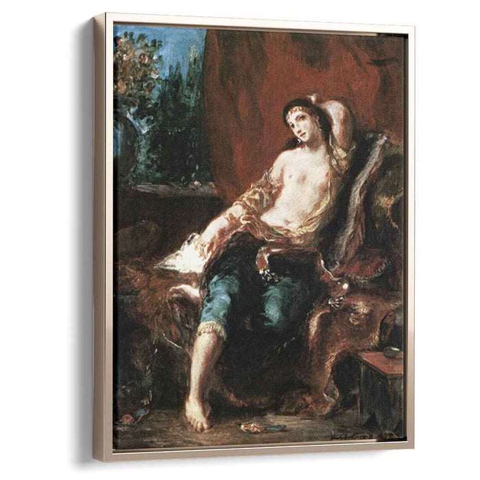 Odalisque (1857) by Eugene Delacroix