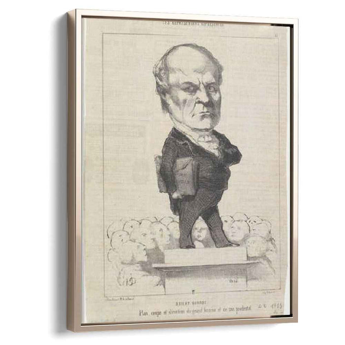 Odilon Barrot (1849) by Honore Daumier