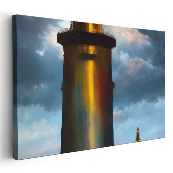 Beacon of Dreamscape Brilliance: Majestic Lighthouse Canvas Art Print