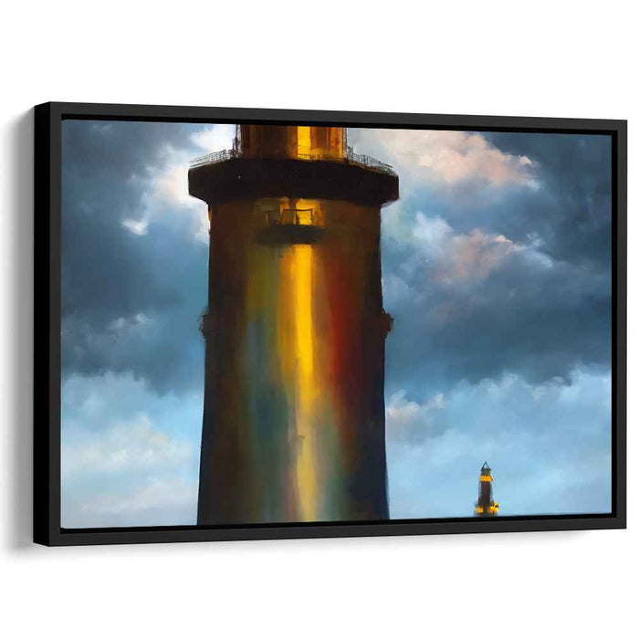 Beacon of Dreamscape Brilliance: Majestic Lighthouse Canvas Art Print