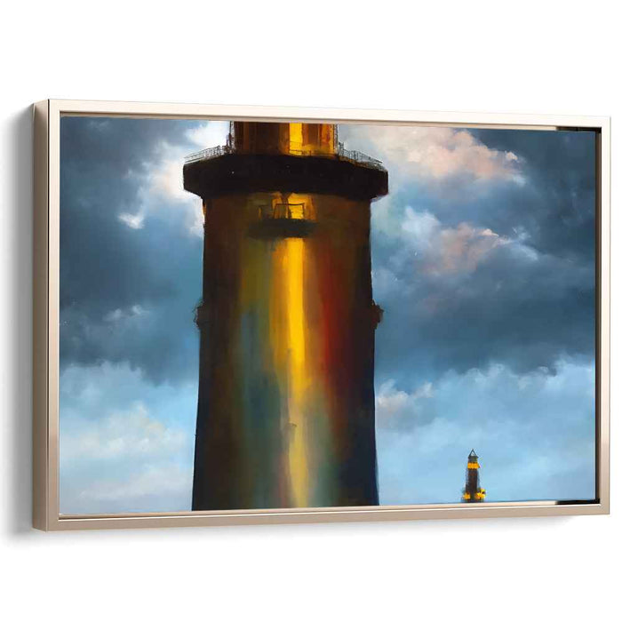 Beacon of Dreamscape Brilliance: Majestic Lighthouse Canvas Art Print