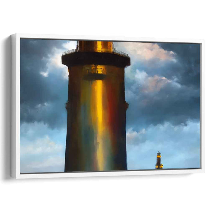 Beacon of Dreamscape Brilliance: Majestic Lighthouse Canvas Art Print