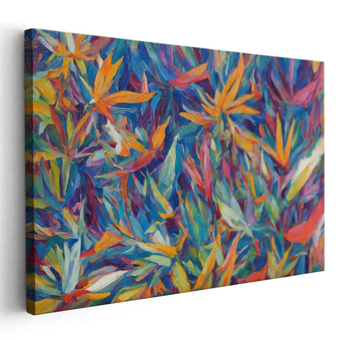 Harmony Blooms Sensation: A Symphony of Floral Color Canvas Art