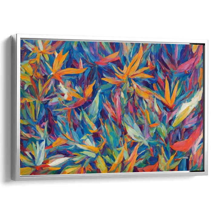 Harmony Blooms Sensation: A Symphony of Floral Color Canvas Art