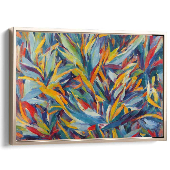 Dreamscape Dabs: Abstract Impressionist Canvas Art Print