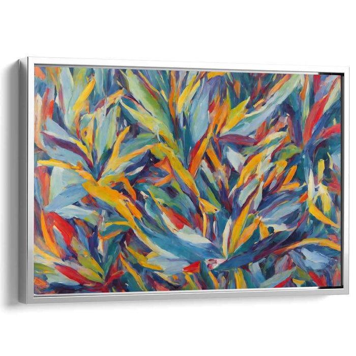 Dreamscape Dabs: Abstract Impressionist Canvas Art Print