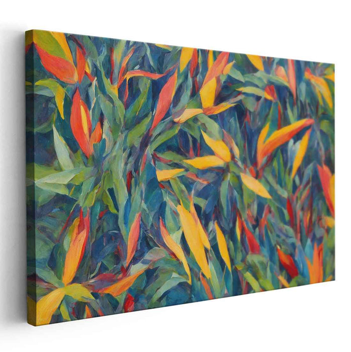 Birds of Paradise Oil Painting #110