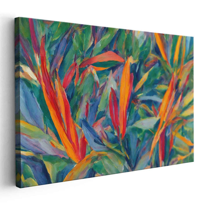Birds of Paradise Oil Painting #114