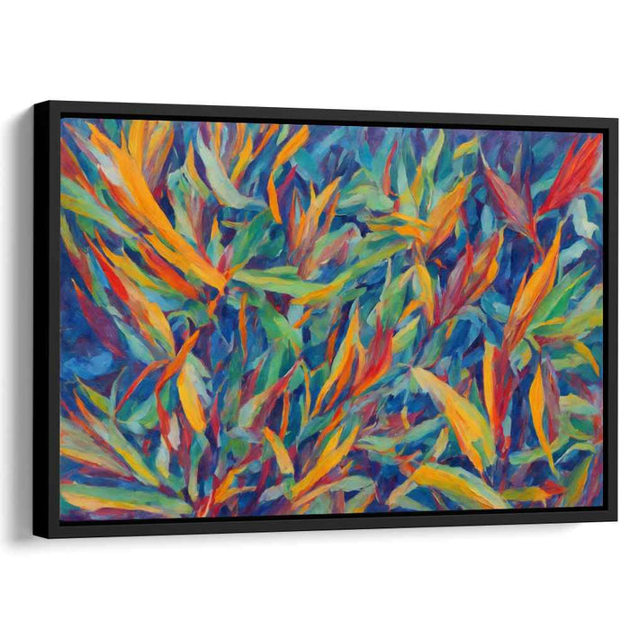 Foliage Kaleidoscope: Vibrant Foliage Canvas Art