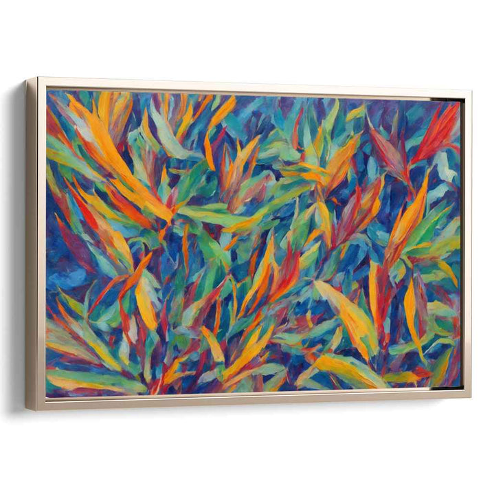 Foliage Kaleidoscope: Vibrant Foliage Canvas Art