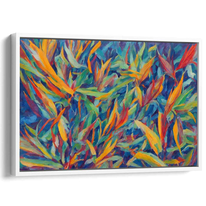 Foliage Kaleidoscope: Vibrant Foliage Canvas Art