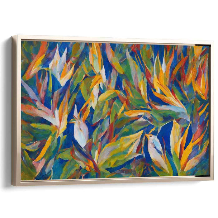 Birds of Paradise Oil Painting #121