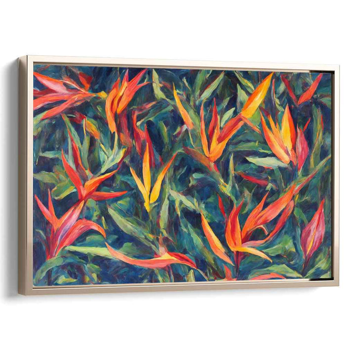 Birds of Paradise Oil Painting #126
