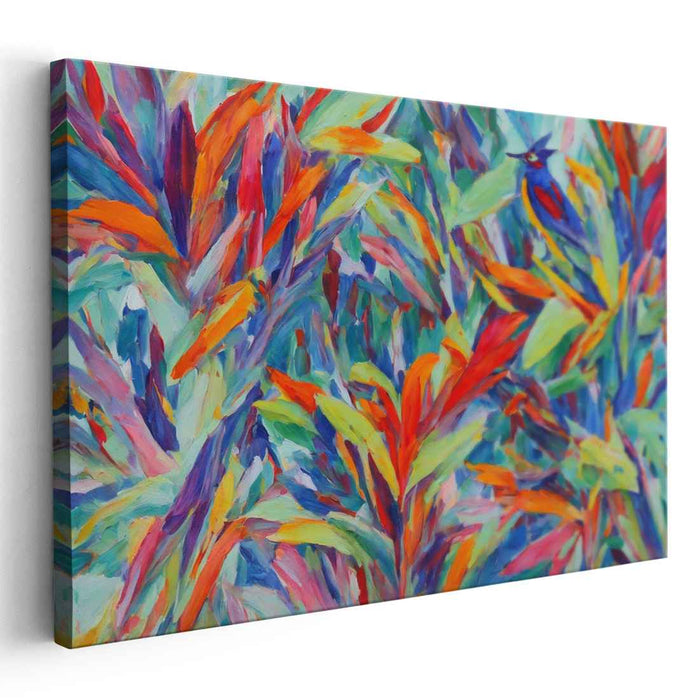 Birds of Paradise Oil Painting #127