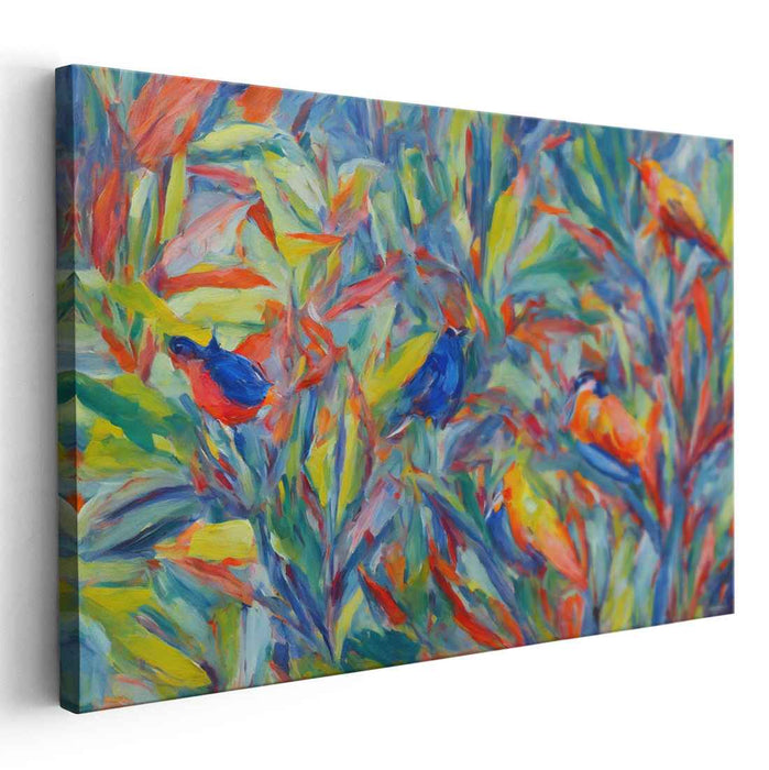 Birds of Paradise Oil Painting #137