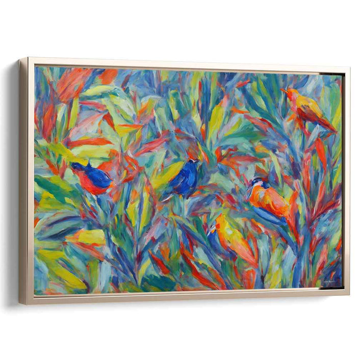 Birds of Paradise Oil Painting #137