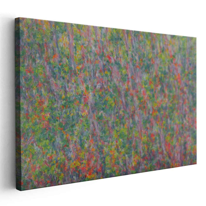Dappled Spectrum Serenade: Vibrant Pointillist Canvas Art