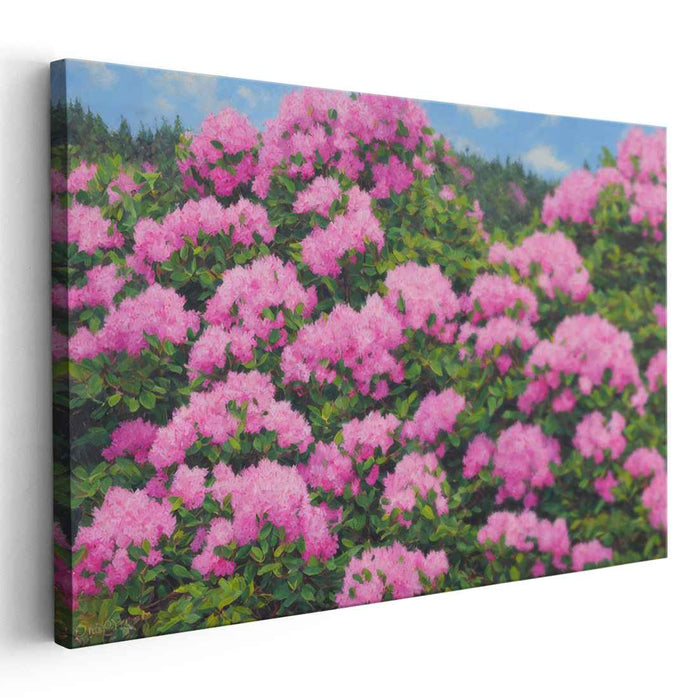 Rhododendron Oil Painting #120