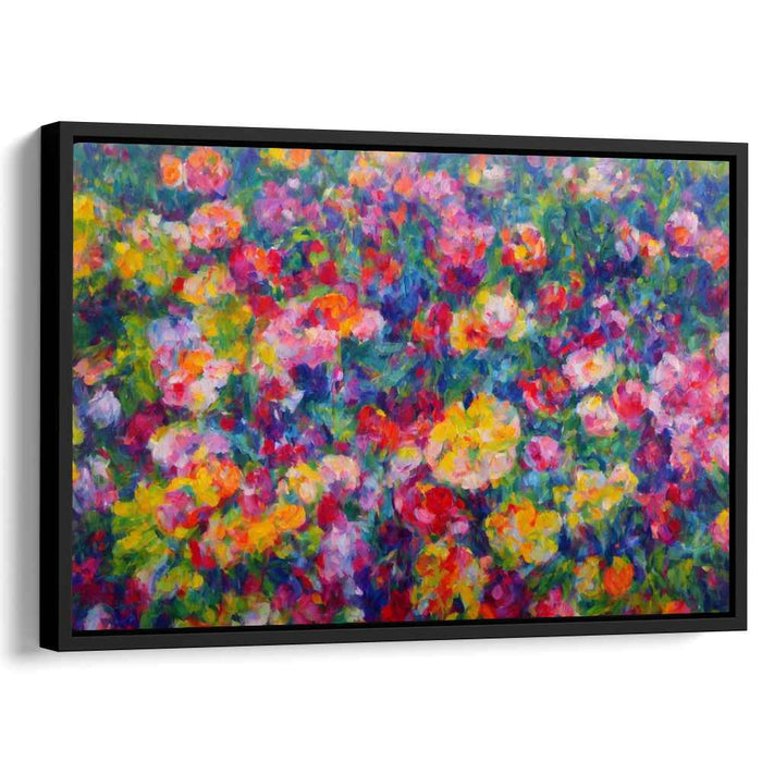 Impressionist Garden Visions: Vibrant Impressionist Garden Canvas Art