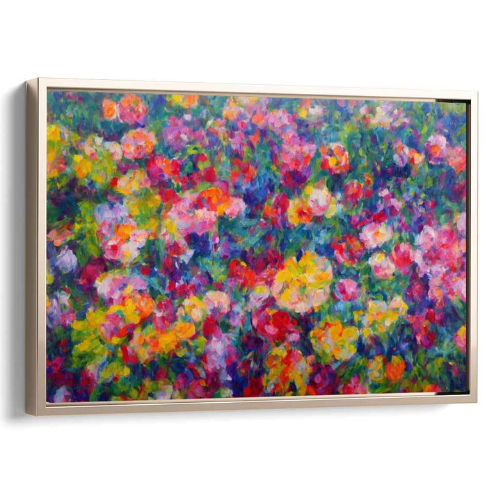 Impressionist Garden Visions: Vibrant Impressionist Garden Canvas Art