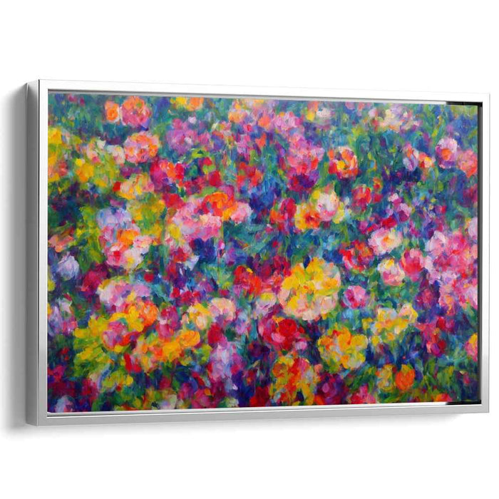 Impressionist Garden Visions: Vibrant Impressionist Garden Canvas Art