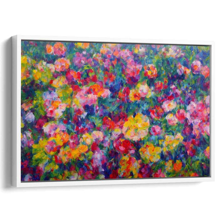 Impressionist Garden Visions: Vibrant Impressionist Garden Canvas Art