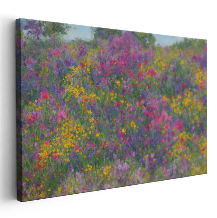 Wild Flowers Oil Painting #107