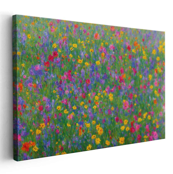 Wild Flowers Oil Painting #133