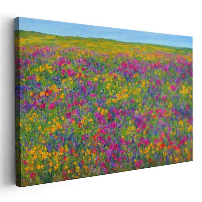 Wild Flowers Oil Painting #138