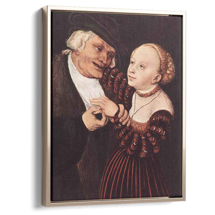 Old Man and Young Woman (1540) by Lucas Cranach the Elder