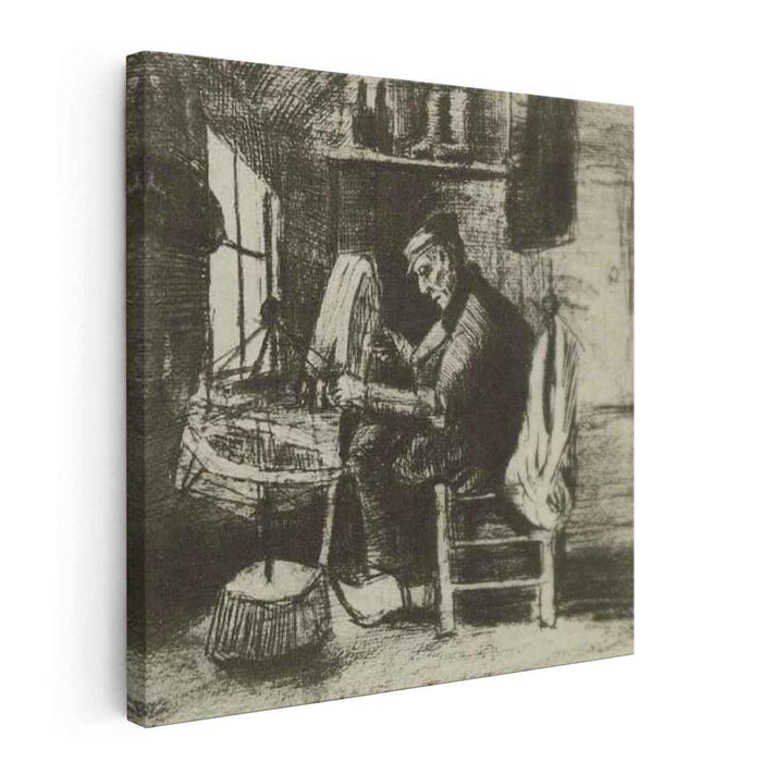 Old Man Reeling Yarn (1884) by Vincent van Gogh