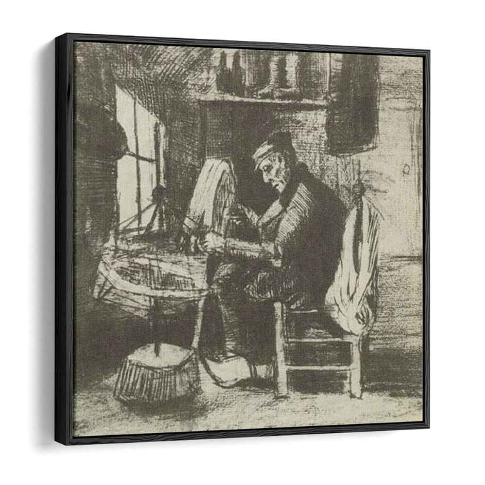 Old Man Reeling Yarn (1884) by Vincent van Gogh