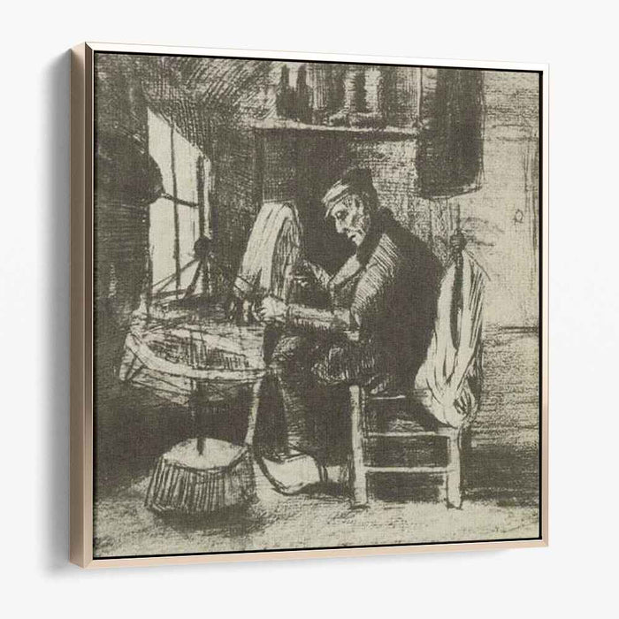 Old Man Reeling Yarn (1884) by Vincent van Gogh