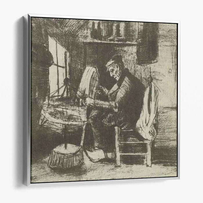 Old Man Reeling Yarn (1884) by Vincent van Gogh