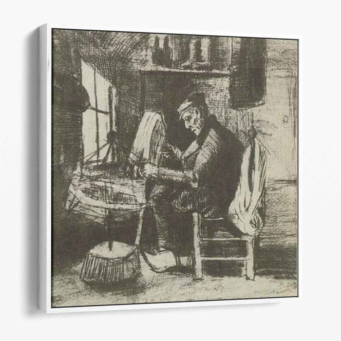 Old Man Reeling Yarn (1884) by Vincent van Gogh