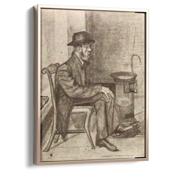 Old Man Warming Himself (1881) by Vincent van Gogh